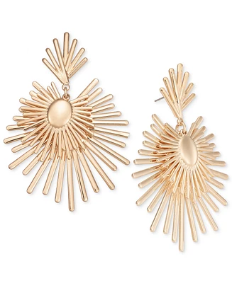 I.n.c. International Concepts Gold-Tone Double Starburst Statement Earrings, Created for Macy's