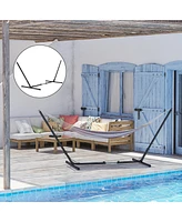 Universal Hammock Stand 10-13ft Adjustable Steel Stand Space-Saving and Portable Carrying for Indoor and Outdoor Use, Black