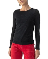 Sanctuary Sparkle Mesh Perfect Long-Sleeve T-Shirt