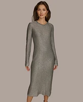 Donna Karan New York Women's Sequined Sweater Dress