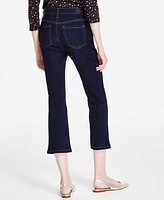 Jones New York Women's Mid-Rise Cropped Kick-Flare Jeans