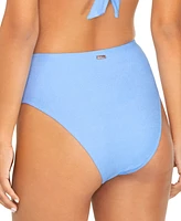 Raisins Juniors' Indo High-Waisted Bikini Bottoms