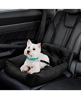 Co-Pilot Dog Beds for Cars, Booster Safety Car Seats for Small Dogs, Travel Pet Bed