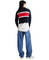 Tommy Jeans Women's Colorblocked Logo Crewneck Sweater