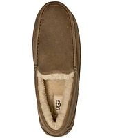 Ugg Men's Ascot Leather Plush-Lined Slipper