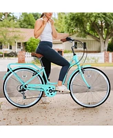 Streamdale Furniture 7 Speed, Steel Frame, Multiple Colors 26 Inch Ladies Bicycle