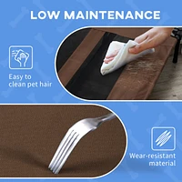 48" x 36" Elevated Breathable Dog Bed Portable Pet Cot w/ Carry Bag Metal Frame Breathable Mesh Indoor and Outdoor Tan