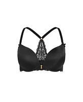 City Chic Plus Adore Luxe Racerback Push Up Bra