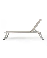 Simplie Fun Myers Chaise Lounge: Adjustable Comfort For Poolside Bliss