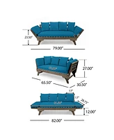 Streamdale Furniture Ottavio Sofa Daybed - Grey