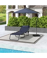 Simplie Fun Foldable Chaise Lounge Chair: Ultimate Relaxation for Sunbathing and Napping