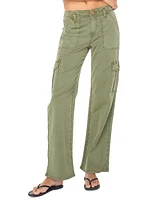 Roxy Juniors' Come And Chill Mid-Rise Cargo Pants