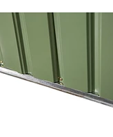 Spacious 9' x 6' Outdoor Storage Shed: Durable, Ventilated, and Convenient