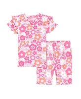 Barbie Girls Ribbed T-Shirt and Shorts Outfit Set
