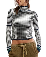 Free People Women's Gamer Cuff Long-Sleeve Sweater