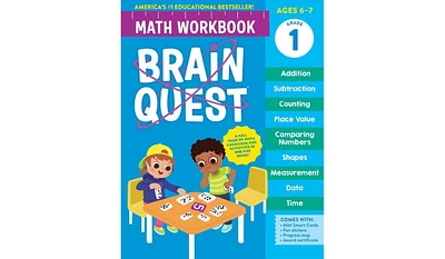 Barnes & Noble Brain Quest Math Workbook: 1st Grade by Workman Publishing