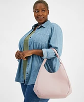 Style & Co Whip-Stitch Soft 4-Poster Tote
