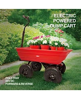 Streamdale Furniture wheelbarrow electric Hassle-free assemble: this utility cart's durable steel frame is easy to Assemble while the sturdy poly tub