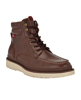 Guess Men's Chesley Lace Up Casual Hybrid Boots