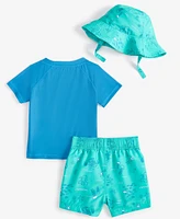 First Impressions Baby Boys 3-Pc. Swim Set, Exclusively at Macy's