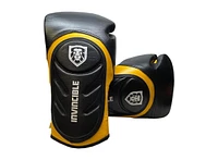 Amber Sports Invincible Fight Gear Professional Hook and Loop Leather Training Boxing Gloves v2.0