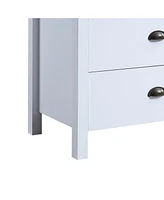 Simplie Fun Modern 6-Drawer Dresser with Interlock System and Chic Design