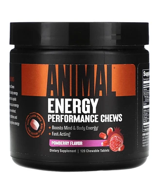 Animal Energy Chews, Fast Acting Energy with Caffeine, Nootropics and Sea Salt for Focus and