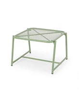 Modern Mesh Top Side Table For Outdoor Use
