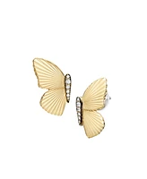 Fossil Butterfly Stainless Steel Stud Earrings