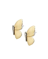 Fossil Butterfly Stainless Steel Stud Earrings