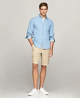 Tommy Hilfiger Men's Long Sleeve Button-Down Denim Shirt