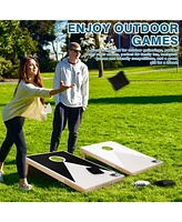 Streamdale Furniture Solid Wood Premium Cornhole Set - 3 Feet x 2 Feet Game Boards, Includes Set of 8 Corn Hole Toss Bags