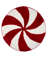 Avanti Peppermint Candy Round Bath Rug, 29" Round