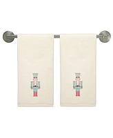 Avanti Nutcracker Cotton Hand Towel Set, 28" x 16"