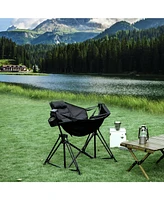 Hammock Camping Chair Folding 350 lbs Foldable Portable Rocking Chairs for Adults Outside Swinging Camp with Stand Lawn Garden Hanging Outdoor