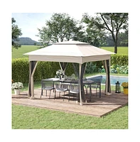 Slickblue Pop-Up Canopy Outdoor Patio Gazebo Shelter for Instant Shade and Protection