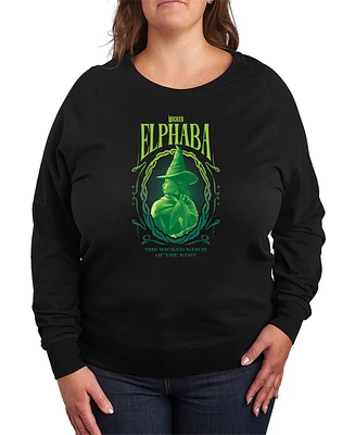 Hybrid Apparel Plus Wicked Elphaba Graphic Pullover T-Shirt