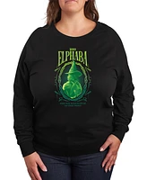 Hybrid Apparel Plus Wicked Elphaba Graphic Pullover T-Shirt