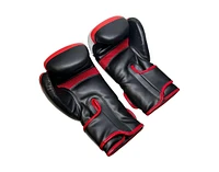 Invincible Fight Gear Hook and Loop Leather Training Boxing Gloves with Usa Flag Colors