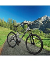Streamdale Furniture A2757 27 Inch Mountain Bike 21 Speed, Suspension Fork, Aluminum Frame Disc Brake, Mountain biking for both men and women.