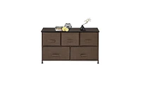 Slickblue 2-Tier Wide Closet Dresser for Stylish Storage and Organization Solutions