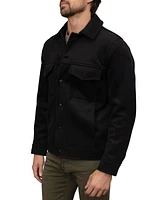 Bagatelle Homme Men's Wool Blend Double Face Trucker Jacket