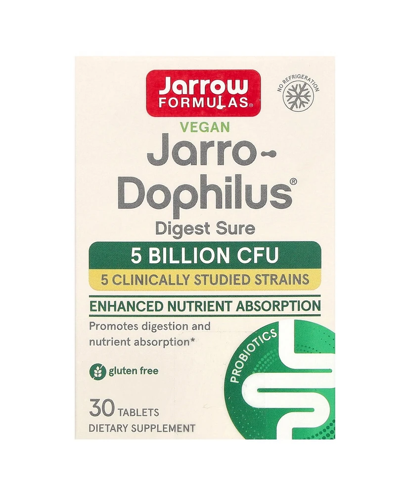 Jarrow Formulas Nutrition Jarro-Dophilus Digest Sure 5 Billion Cfu