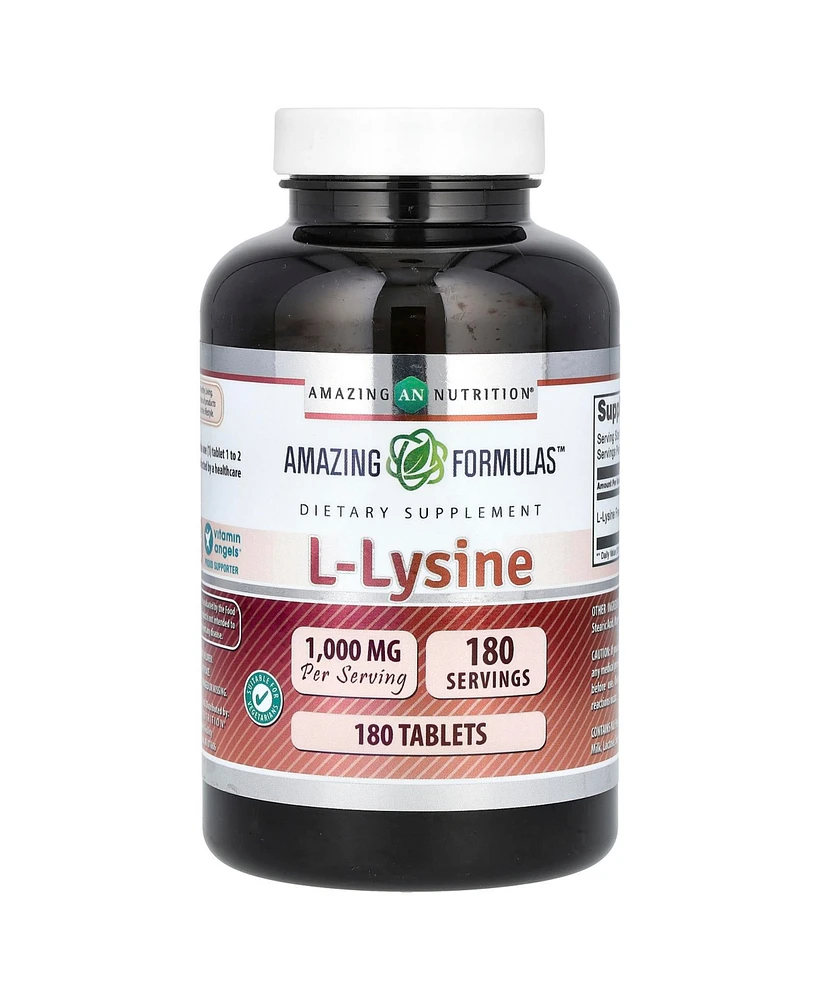 Amazing Nutrition Amazing Formulas L-Lysine 1 000 mg