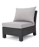 Antibes V Shape Sofa Set Grey - R Arm