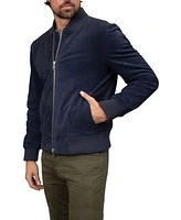 Bagatelle Homme Men's Genuine Suede Bomber Jacket