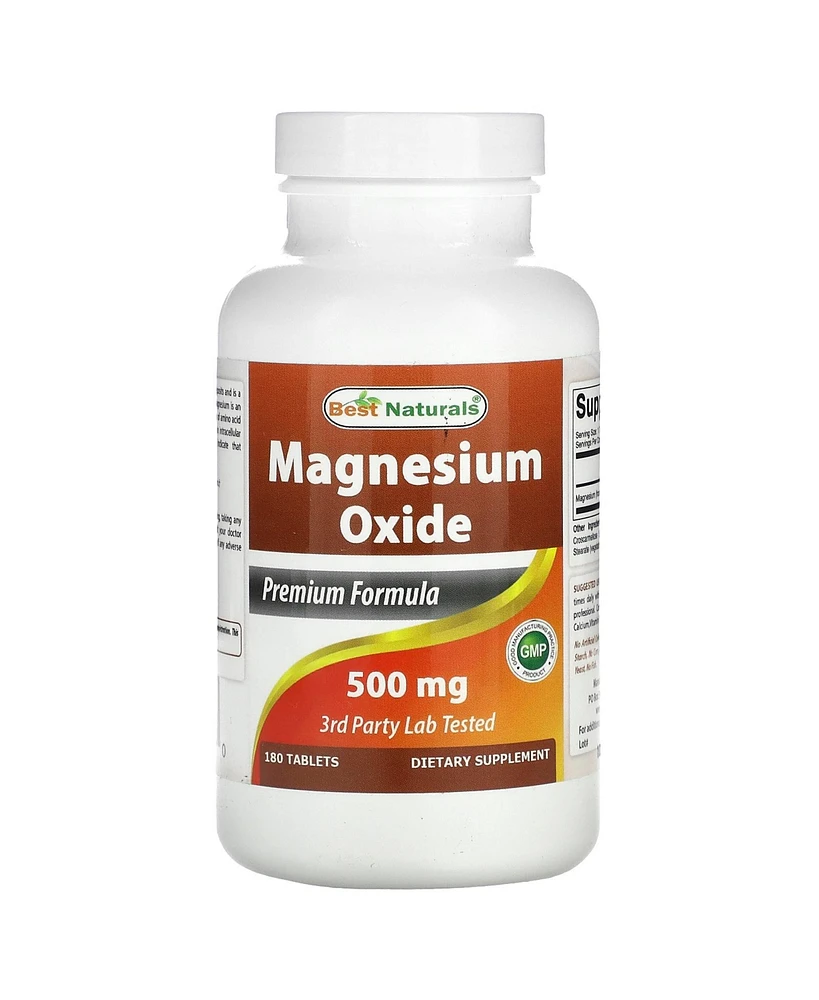 Best Naturals Magnesium Oxide 500 mg