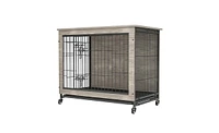 Slickblue Dog Crate Furniture with Cushion - Stylish and Comfortable Pet Housing Solution