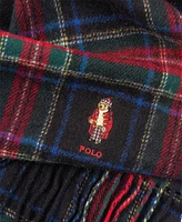 Polo Ralph Lauren Men's Holiday Tartan Bear Scarf