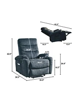 Slickblue Electric Power Lift Recliner Chair with Massage and Heat Function for Elderly Comfort and Support